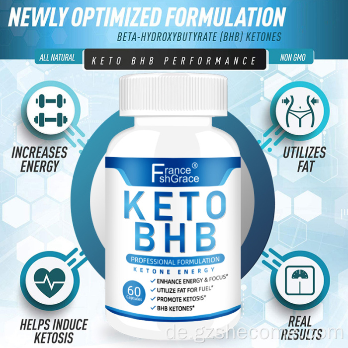 Shecome Keto-Kapseln zum Abnehmen, Keto-BBH-Kapseln